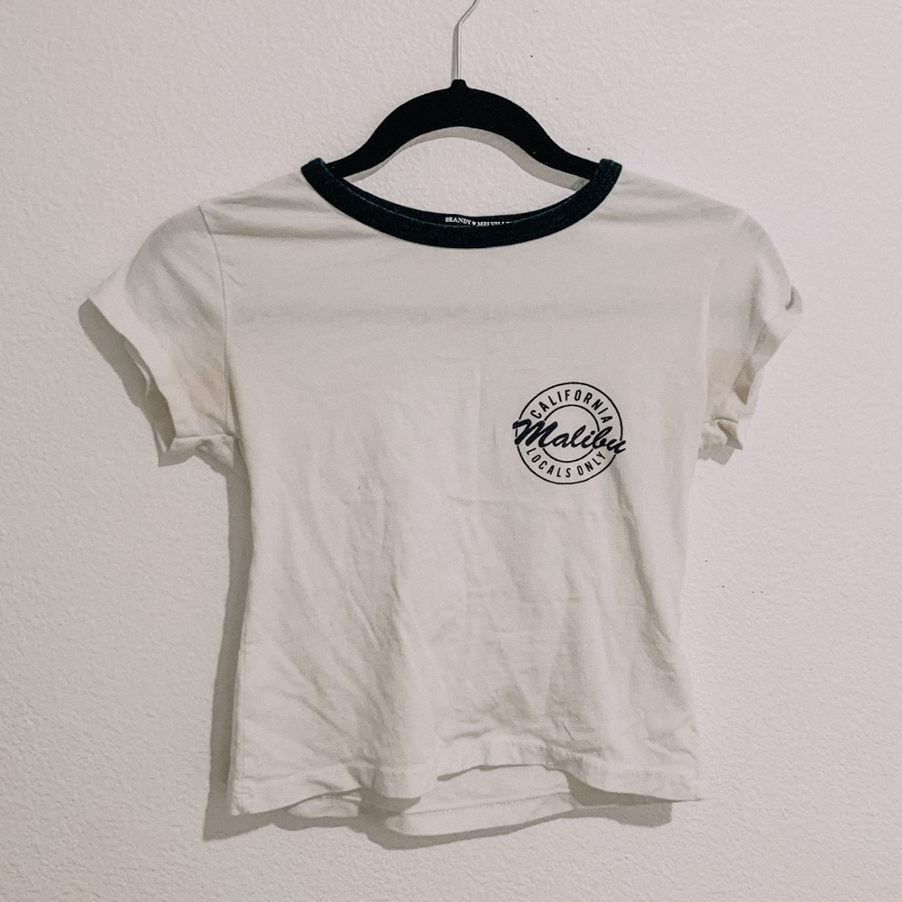 Brandy Melville White Crop Top